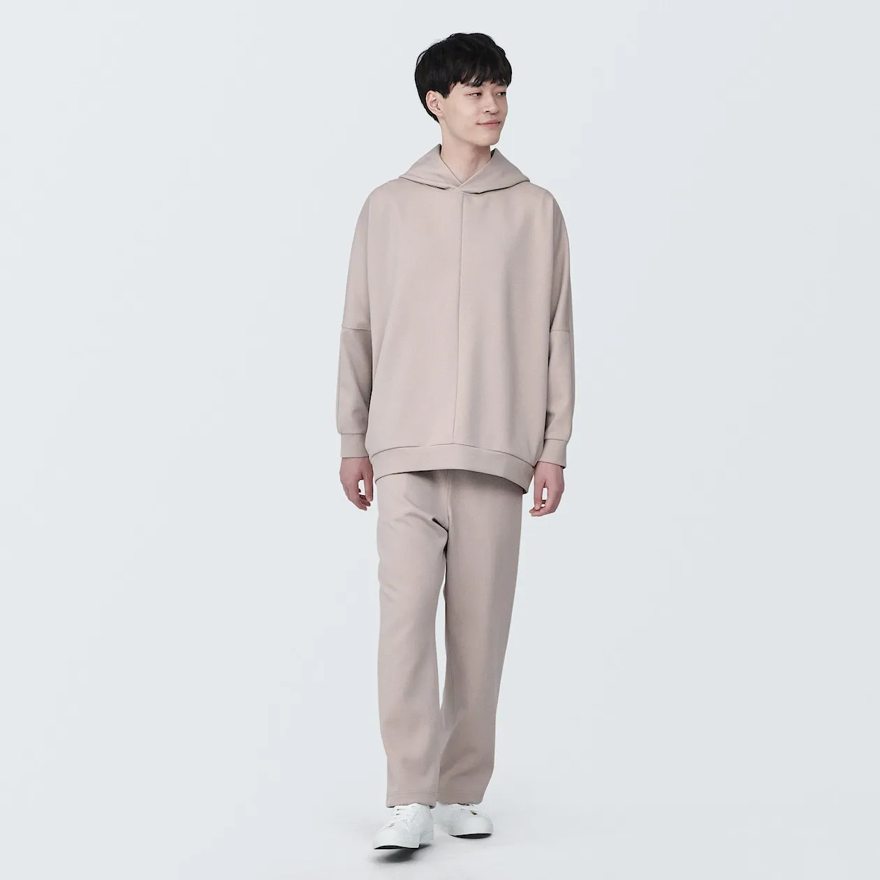 MUJI Labo Water Repellent Double Knitted Hoodie