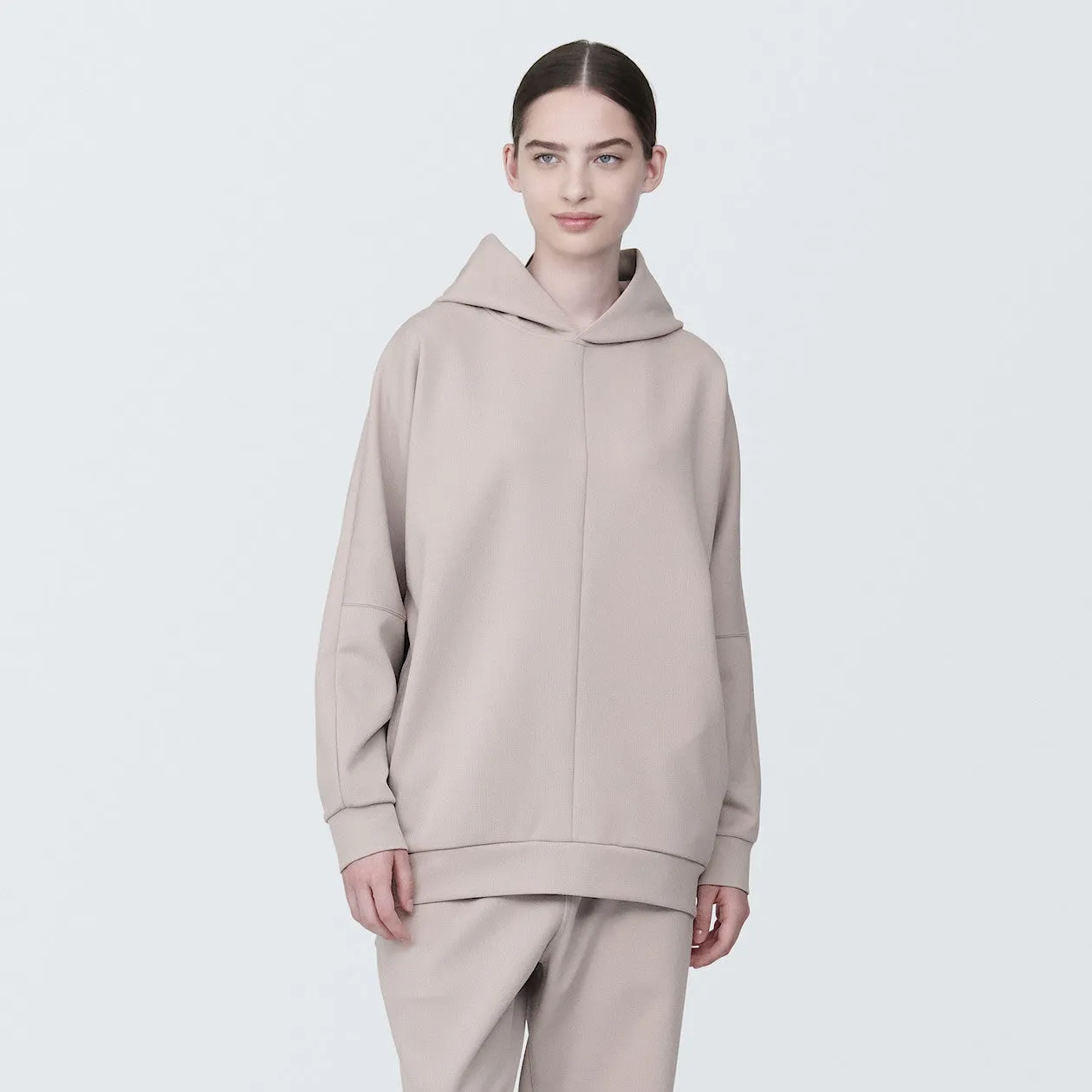 MUJI Labo Water Repellent Double Knitted Hoodie