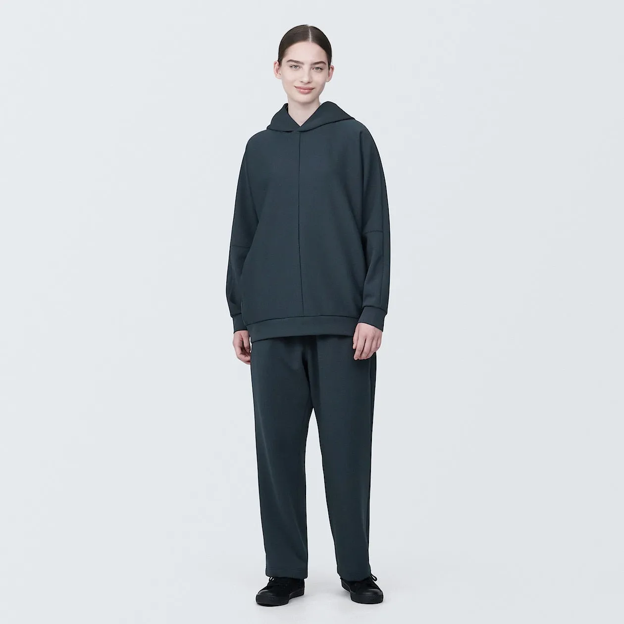 MUJI Labo Water Repellent Double Knitted Hoodie