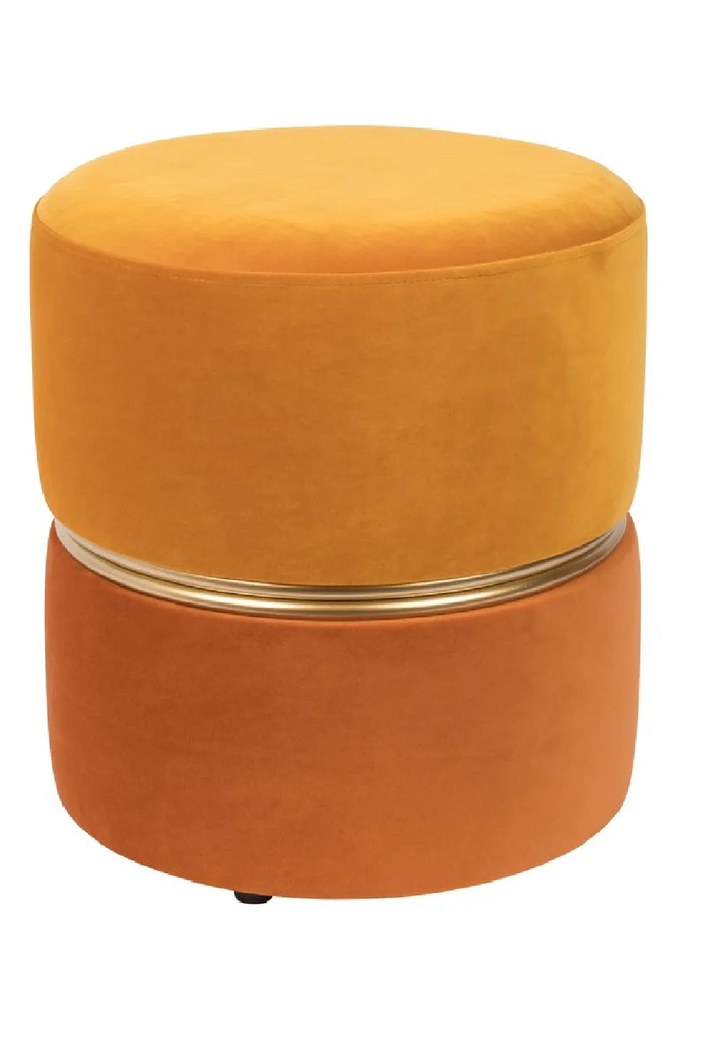 Orange Accent Stool | DF Bubbly Sun