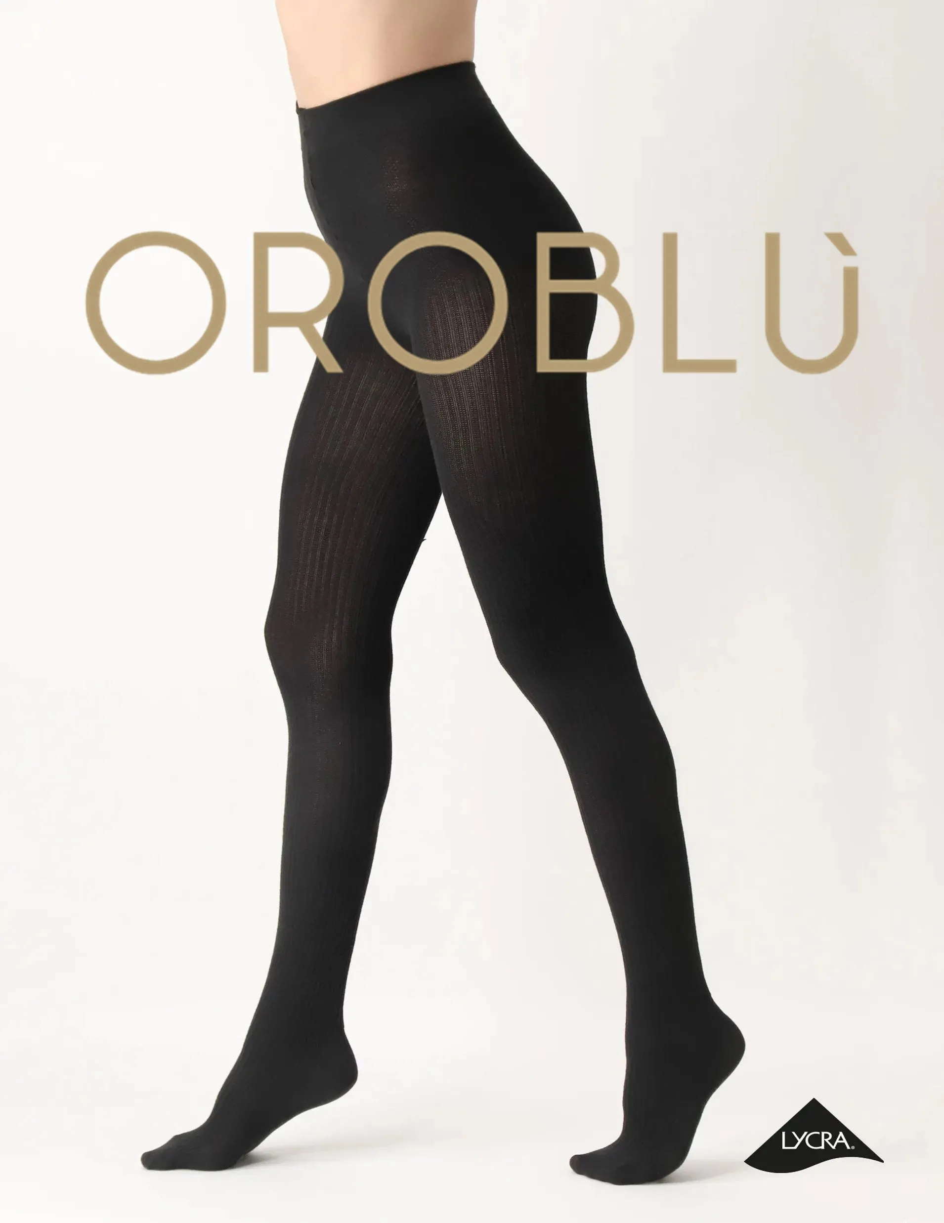 Oroblu Eco Sneaker Natural Rib Tight Black