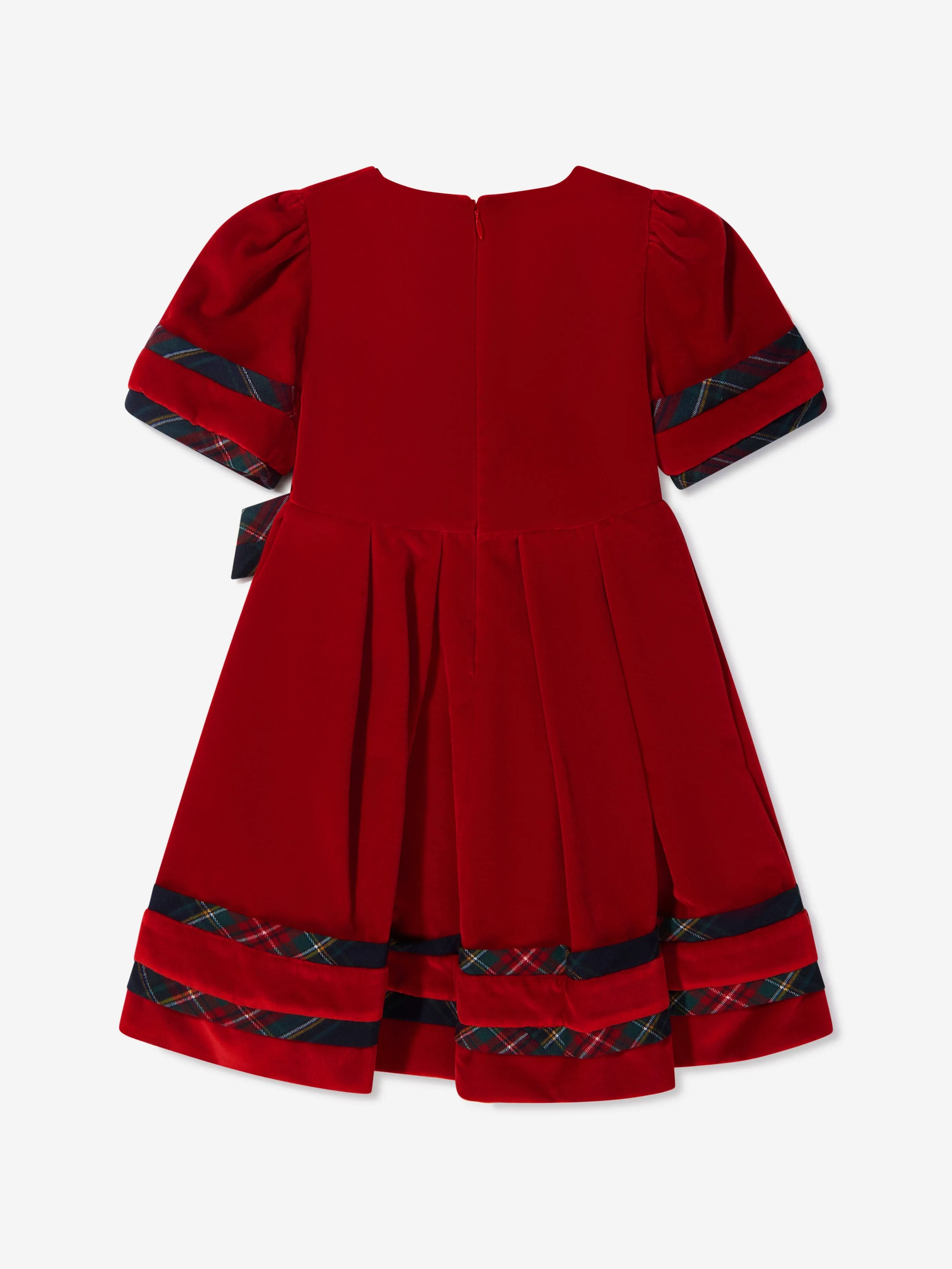 Patachou Girls Velvet Bow Dress