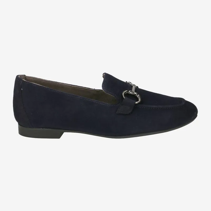 Paul Green Suede Navy Loafer