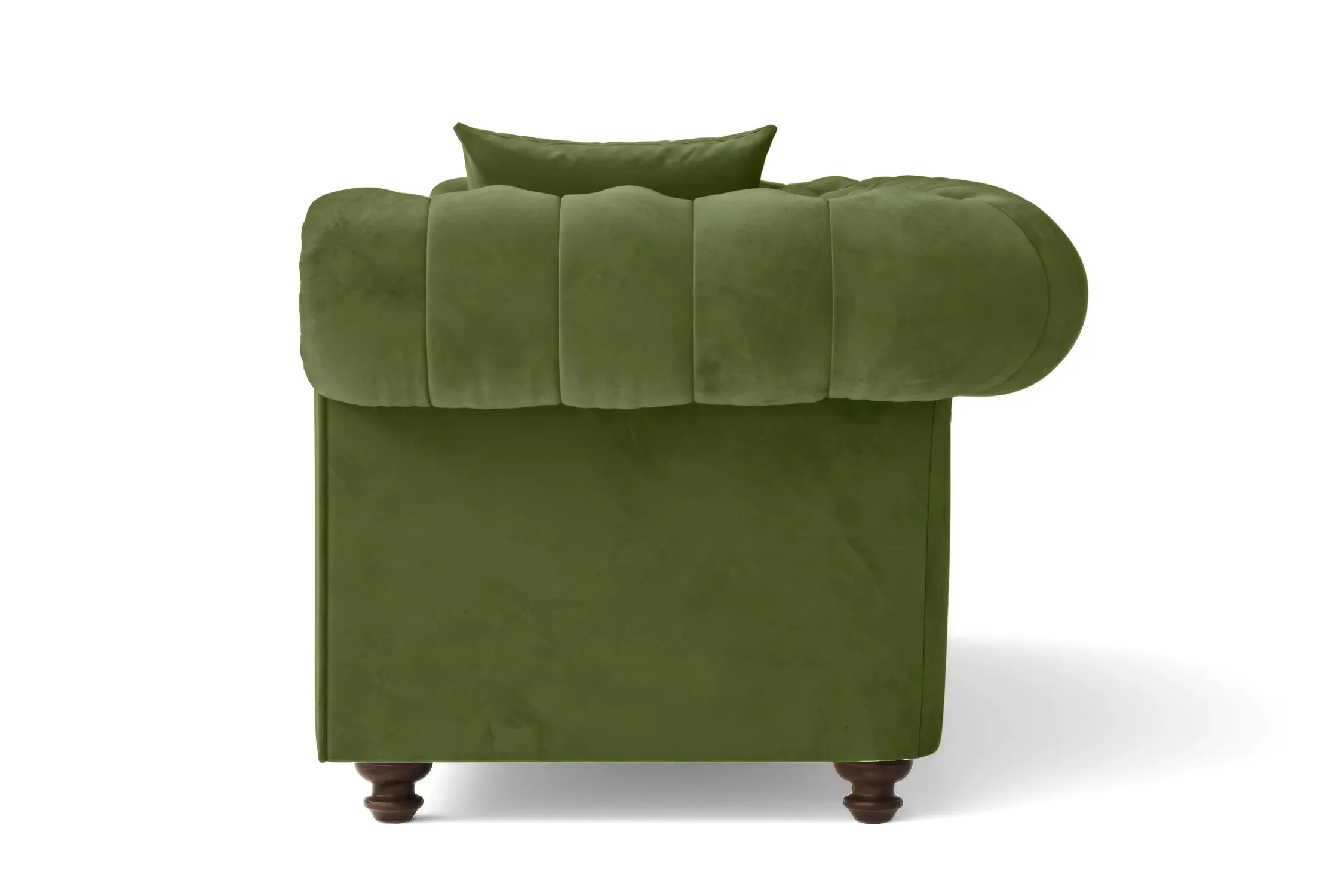 Pesaro 2 Seater Sofa Lime Velvet