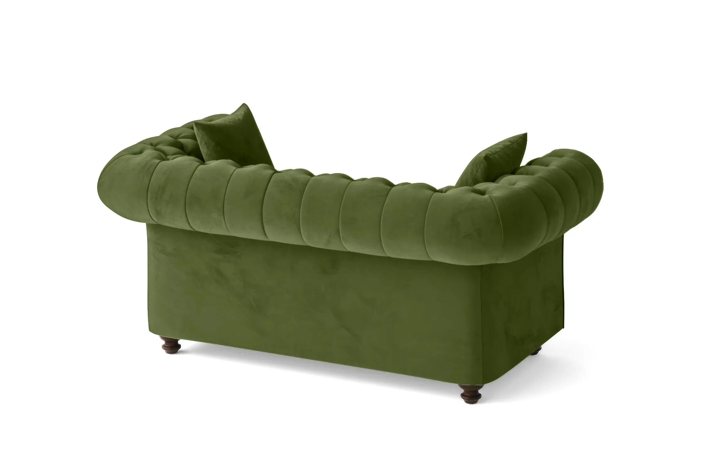 Pesaro 2 Seater Sofa Lime Velvet