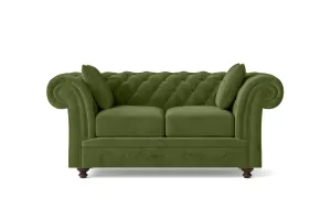 Pesaro 2 Seater Sofa Lime Velvet