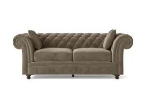 Pesaro 3 Seater Sofa Sand Velvet