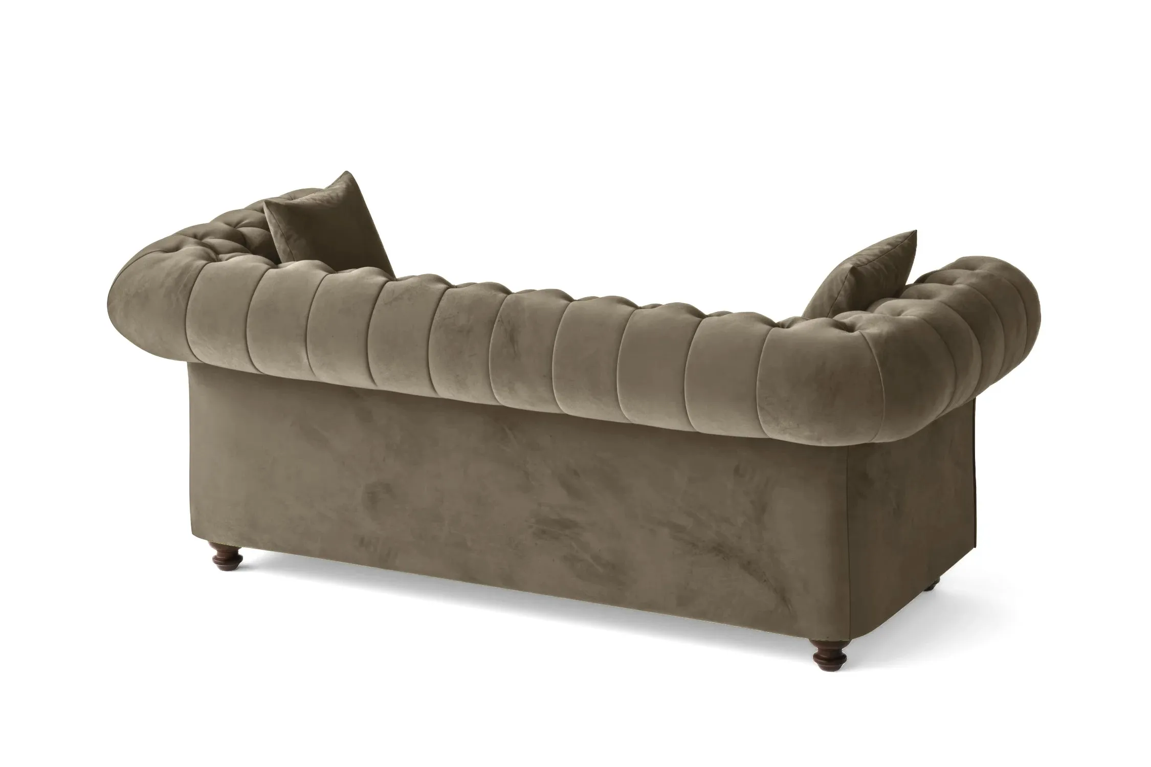 Pesaro 3 Seater Sofa Sand Velvet