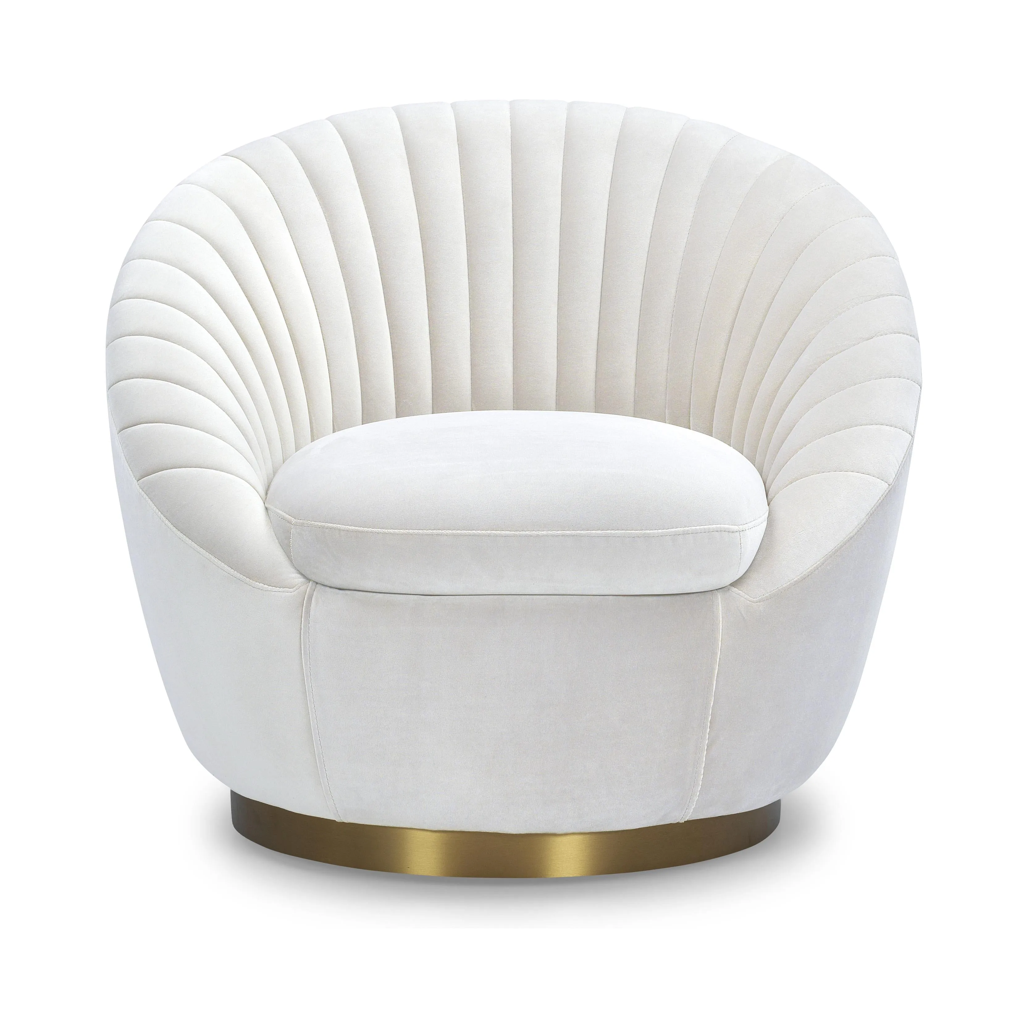 SHELL Velvet Accent Chair