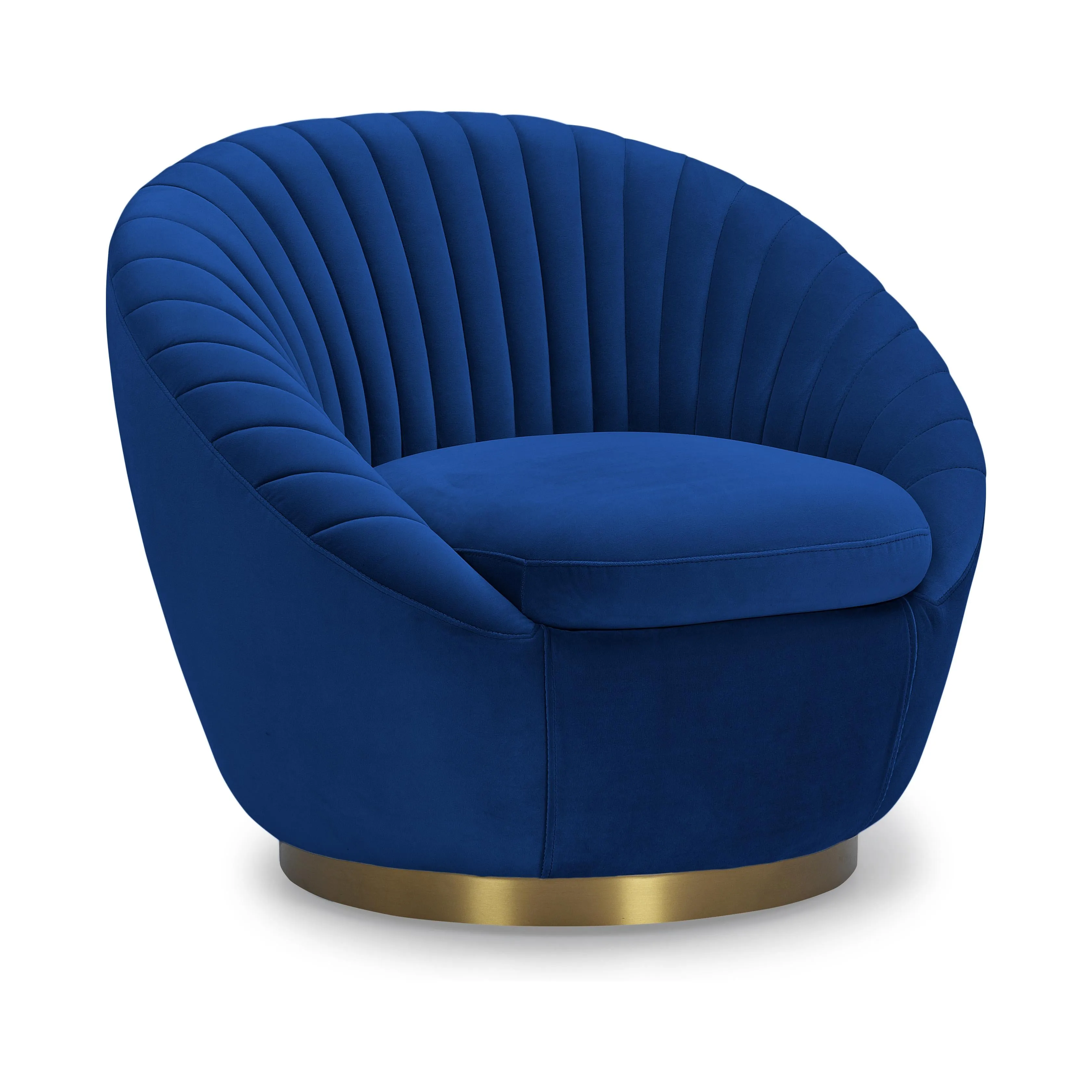 SHELL Velvet Accent Chair