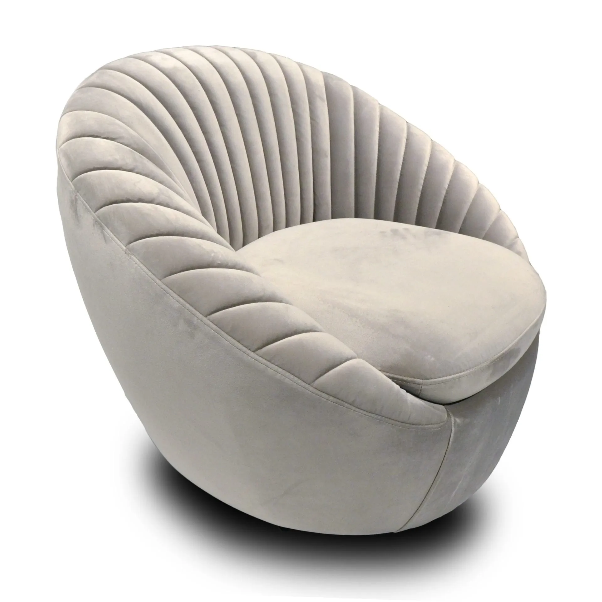 SHELL Velvet Accent Chair