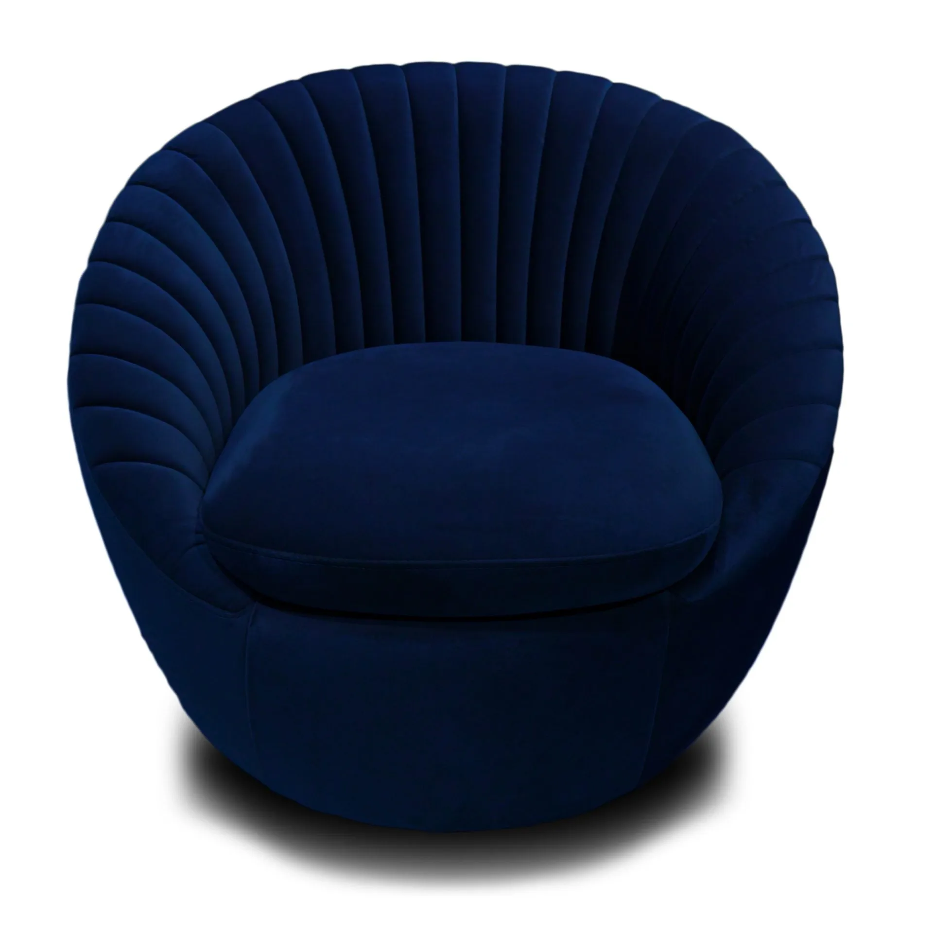 SHELL Velvet Accent Chair