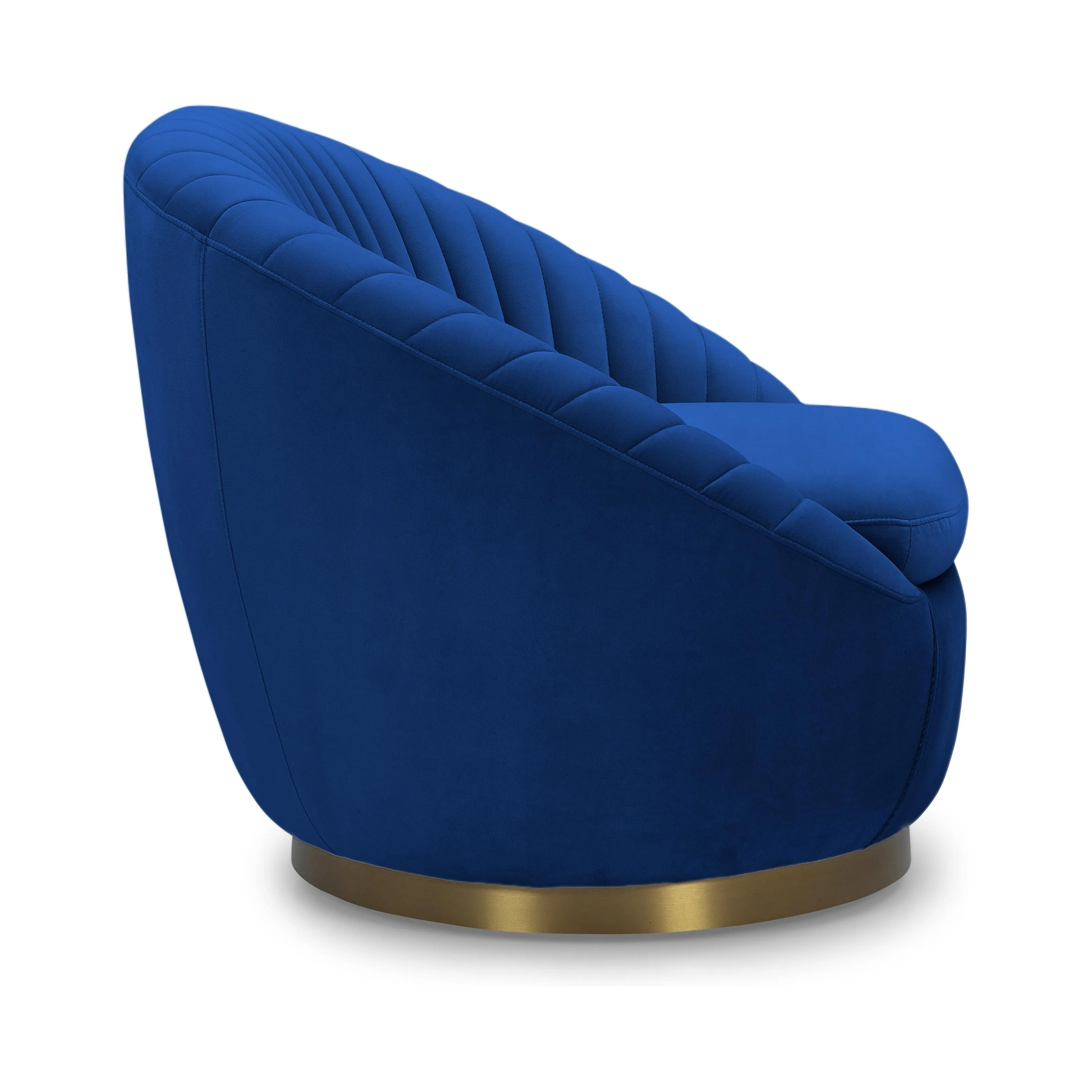 SHELL Velvet Accent Chair