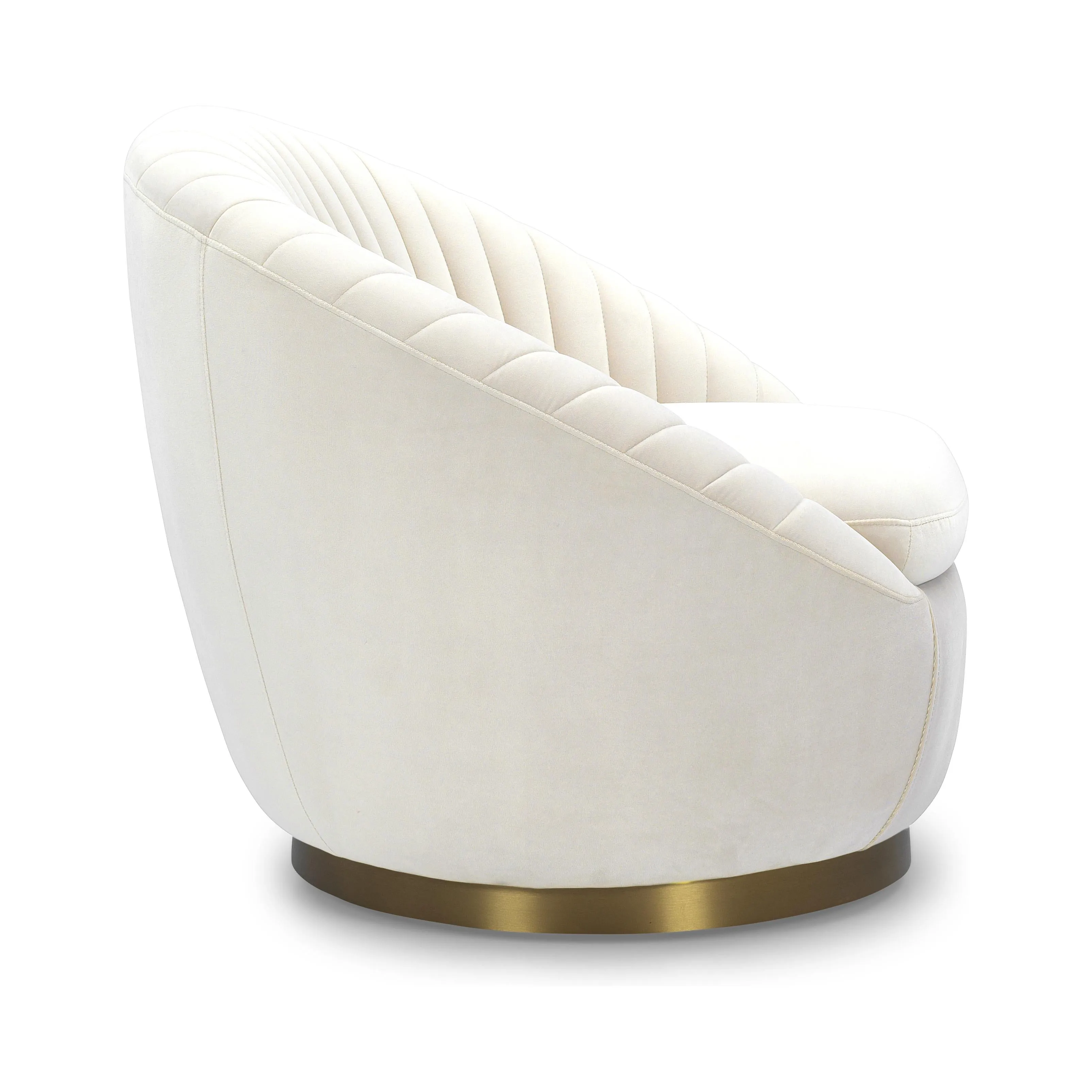 SHELL Velvet Accent Chair