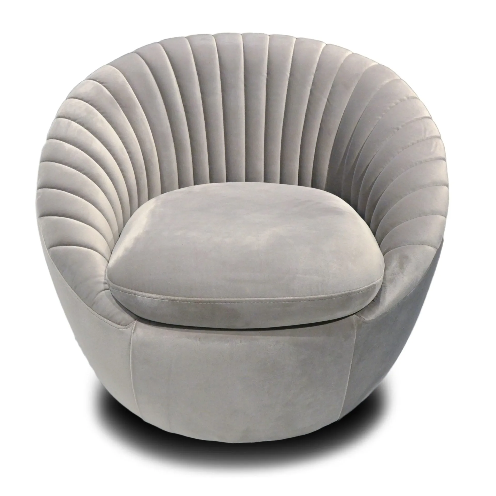 SHELL Velvet Accent Chair