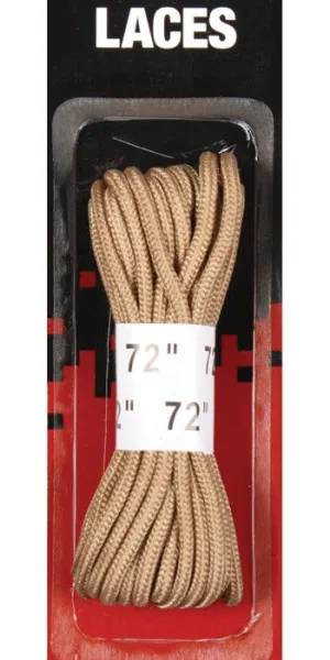 Tan - Boot Laces 1 Pair 72 in.