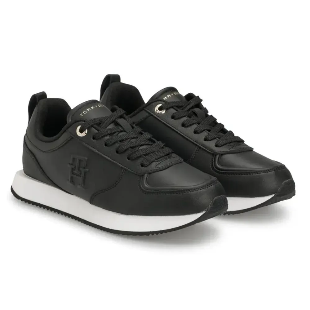 Tommy Hilfiger Freja 3A Leather Sneaker - BLK