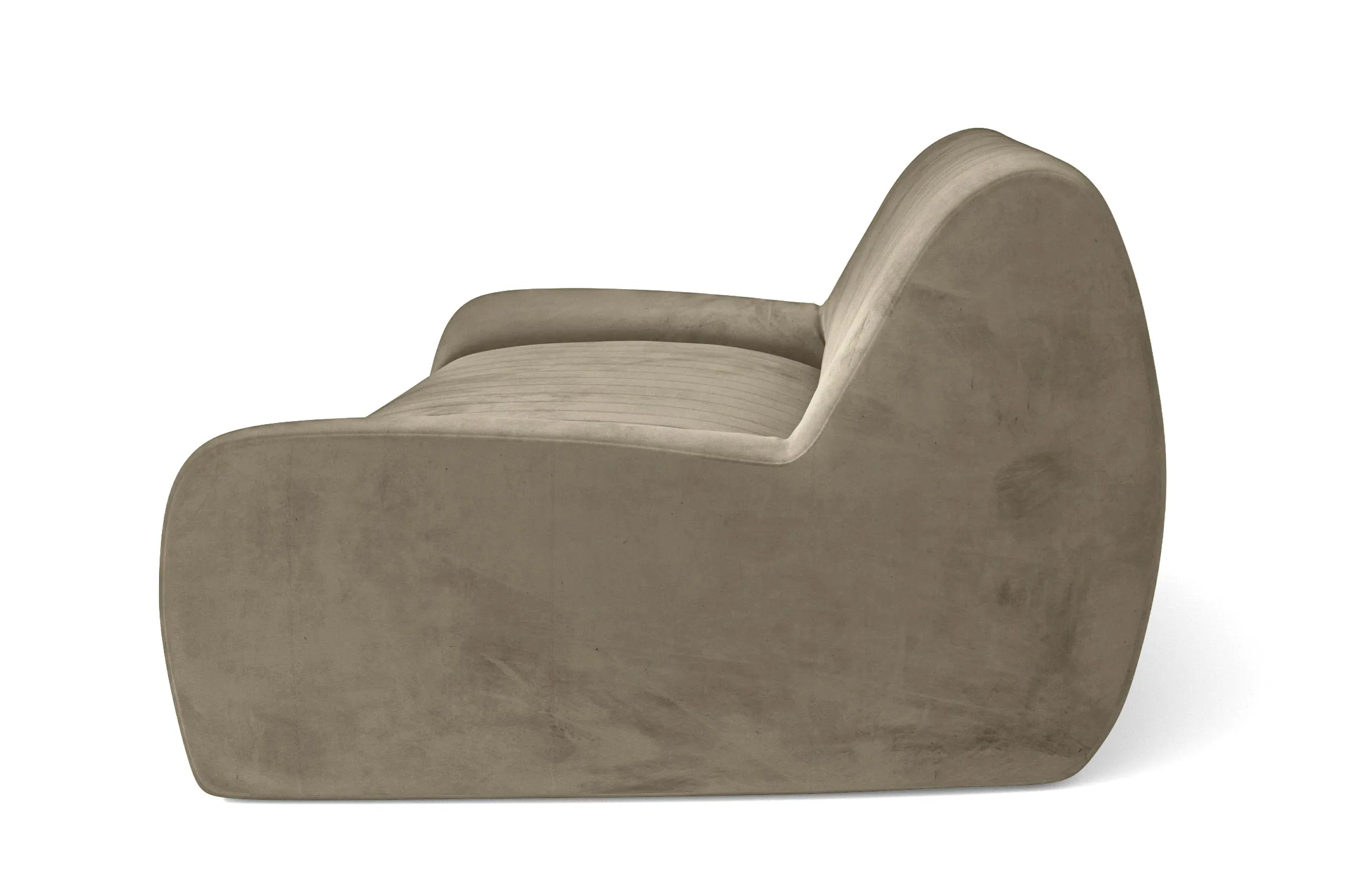 Trapani 4 Seater Sofa Sand Velvet