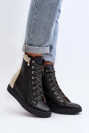 Wedge heel sneakers model 192302 Step in style