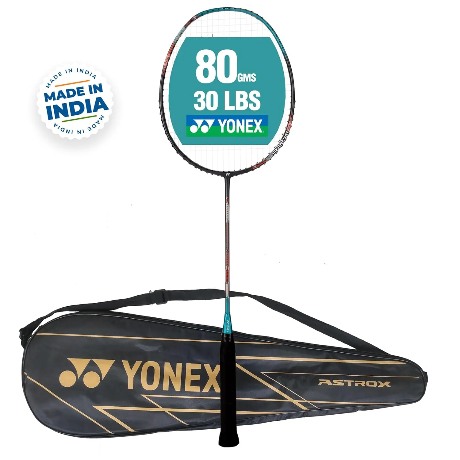 YONEX Astrox Attack 9 Badminton Racket (G4, 4U Turquoise Green)